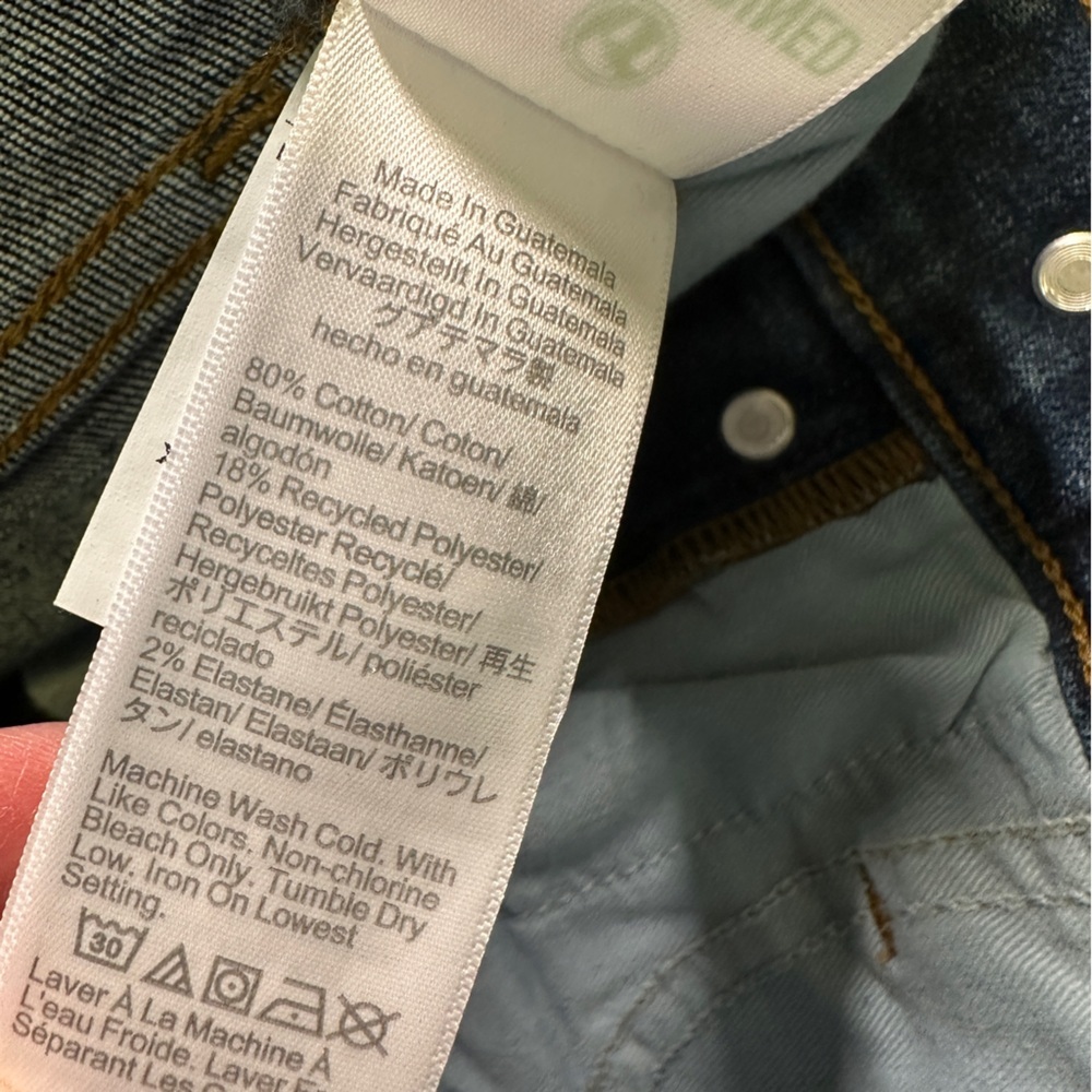 J.Crew 10" High-Rise Toothpick Skinny Jeans - Dark Wash - Button Fly - Size 26 - Picture 7 of 7